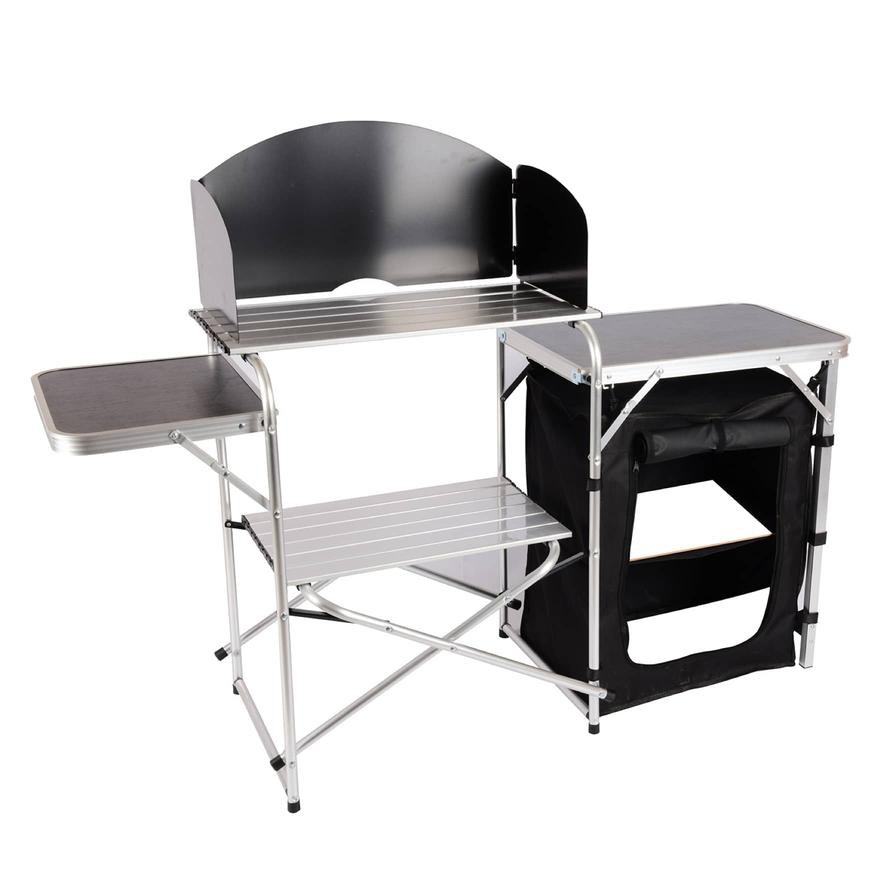 Portable Single Storage Camping Kitchen Table