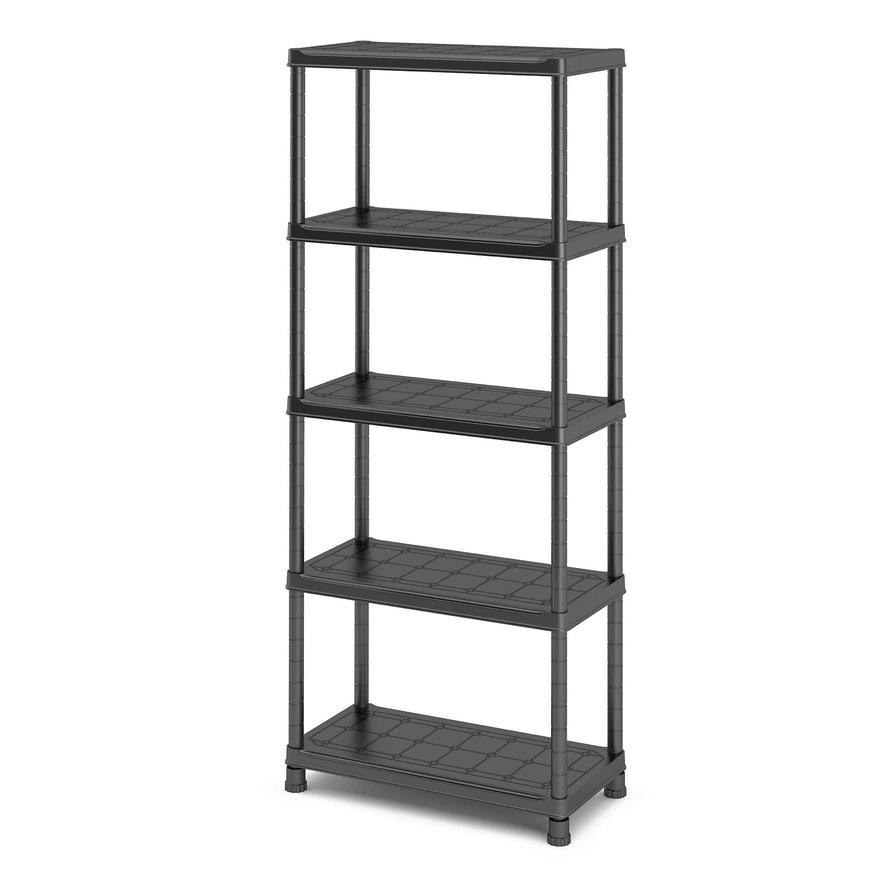 5-Tier Polypropylene Shelf (40 x 80 x 182 cm)