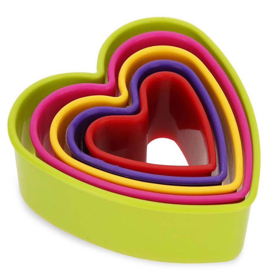 Zeal Heart-Shaped Cookie Cutter with Container (Pack of 6)