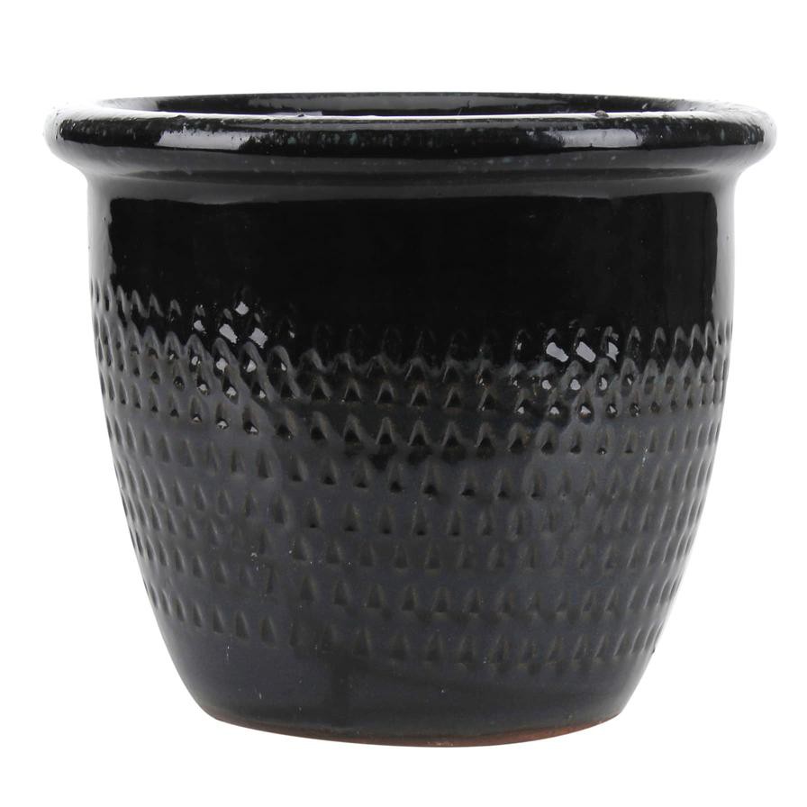 M.Planter Relief Ceramic Plant Pot (19.7 x 16.8 cm)