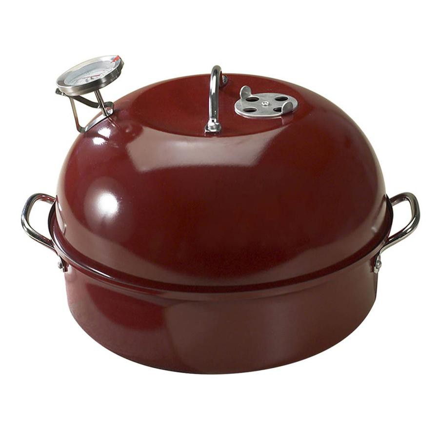 Nordic 365 Kettle Smoker with High Dome Cover (36.8 x 24.1 cm, Red)