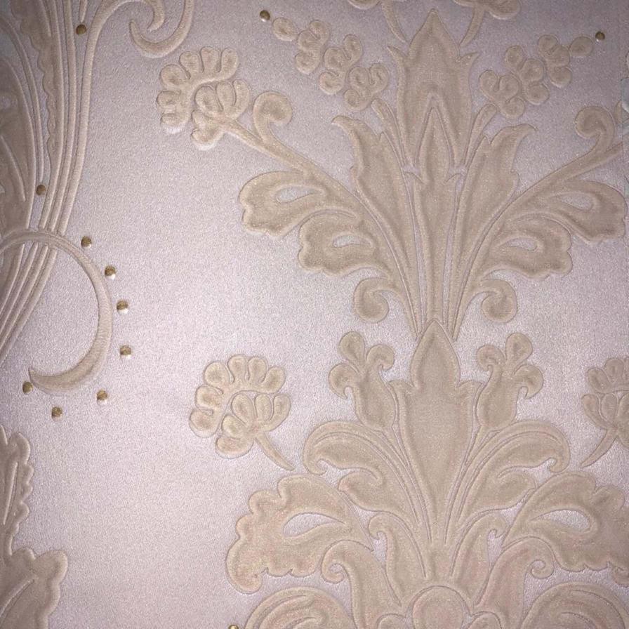 Holden Décor Rosetta Vinyl Pearl Damask Wallpaper, 33871