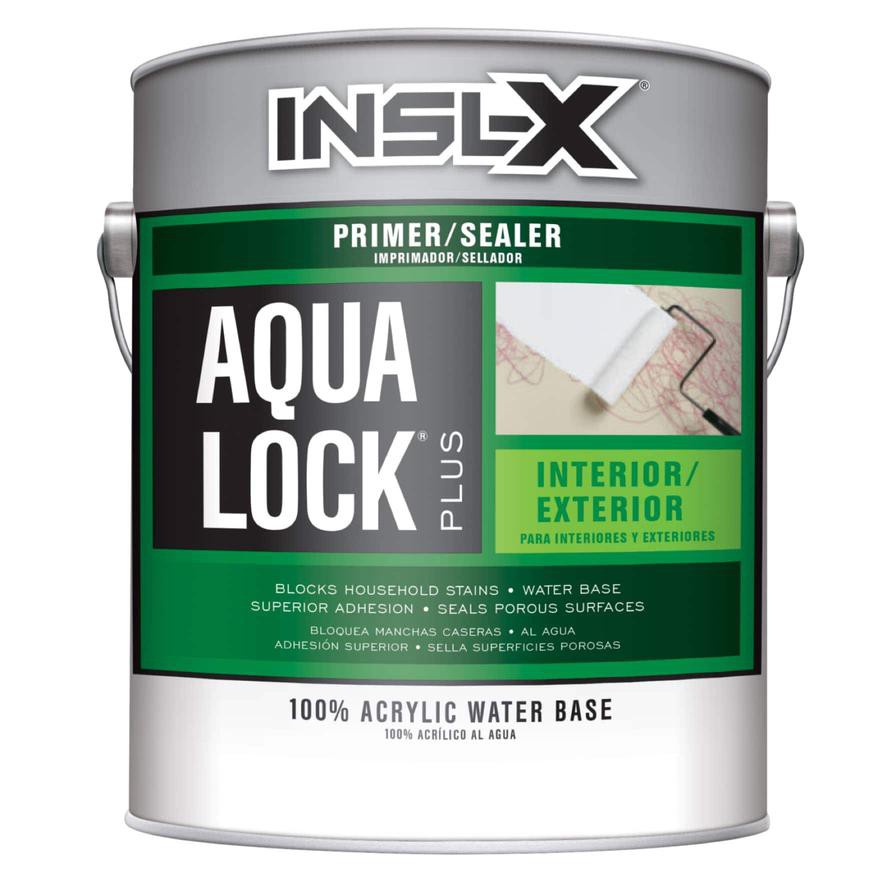 Insl-X Aqua Lock Plus Water-Based Acrylic Primer & Sealer (946 ml, Flat White)