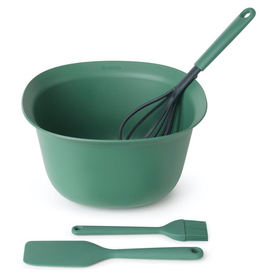 Brabantia Baking Set W/ Silicone Mixing Bowl (3.2 L, 4 pcs)