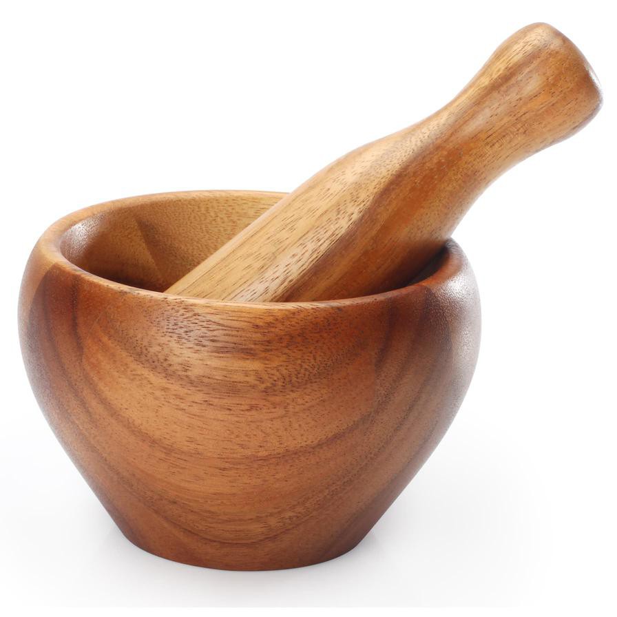 Billi Wooden Mortar & Pestle