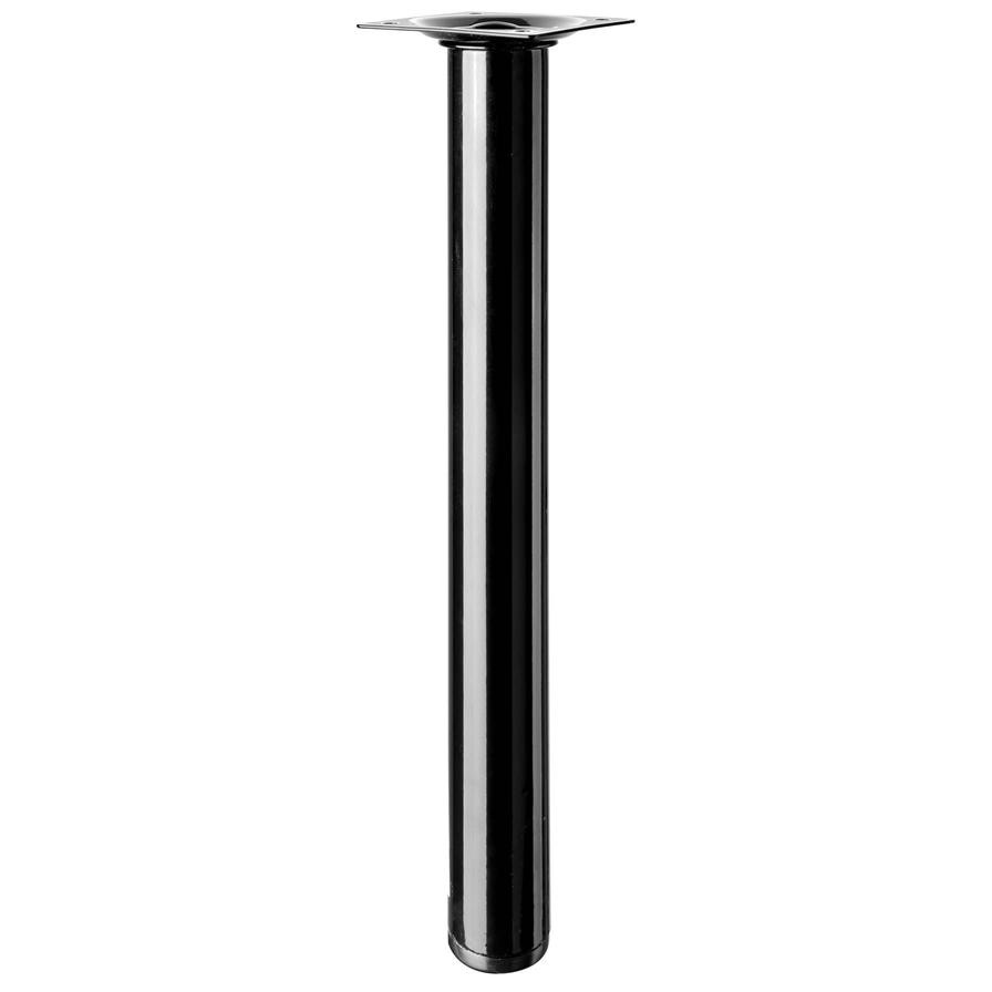 Hettich Steel Furniture Leg (Black, 30 x 300 mm)