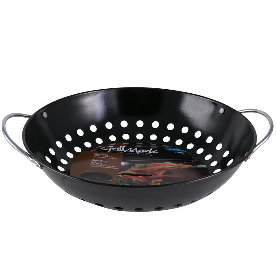 Grillmark Non-Stick Round Wok With Holes (30.5 cm)