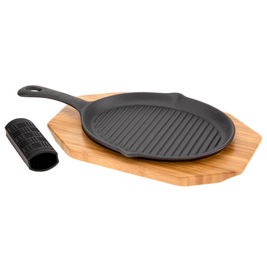 Broil King Fajita Pan Set (36 x 18 x 2 cm, Black)