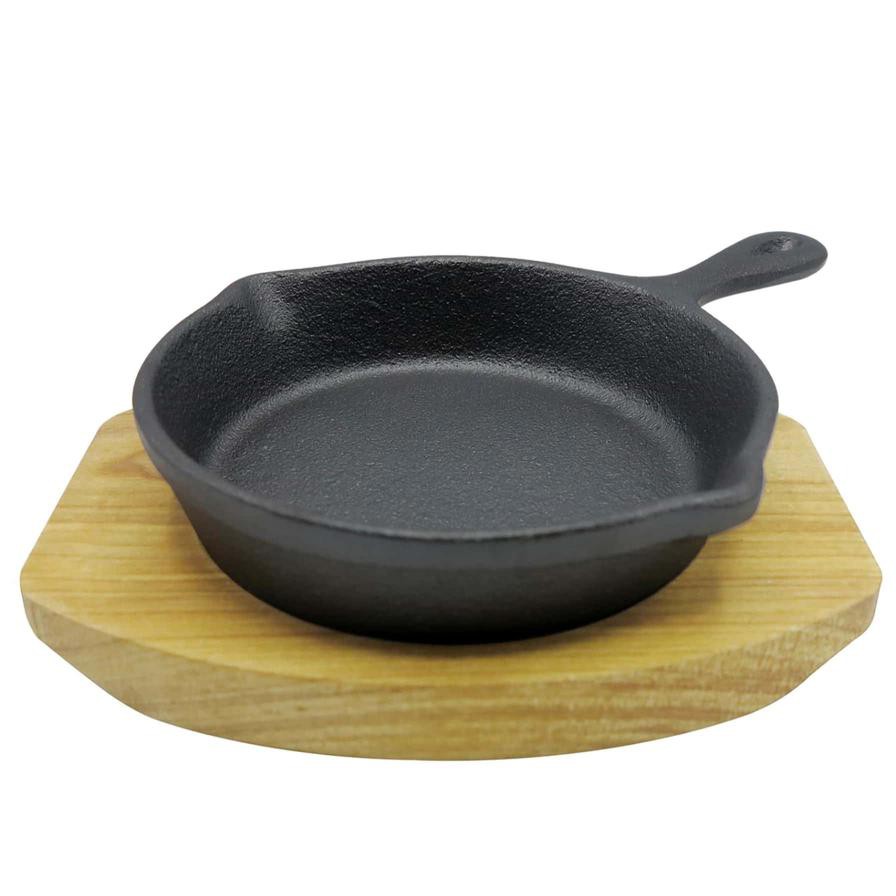 Raj Mini Round Single Handle Sizzler Tray (13.5 cm)