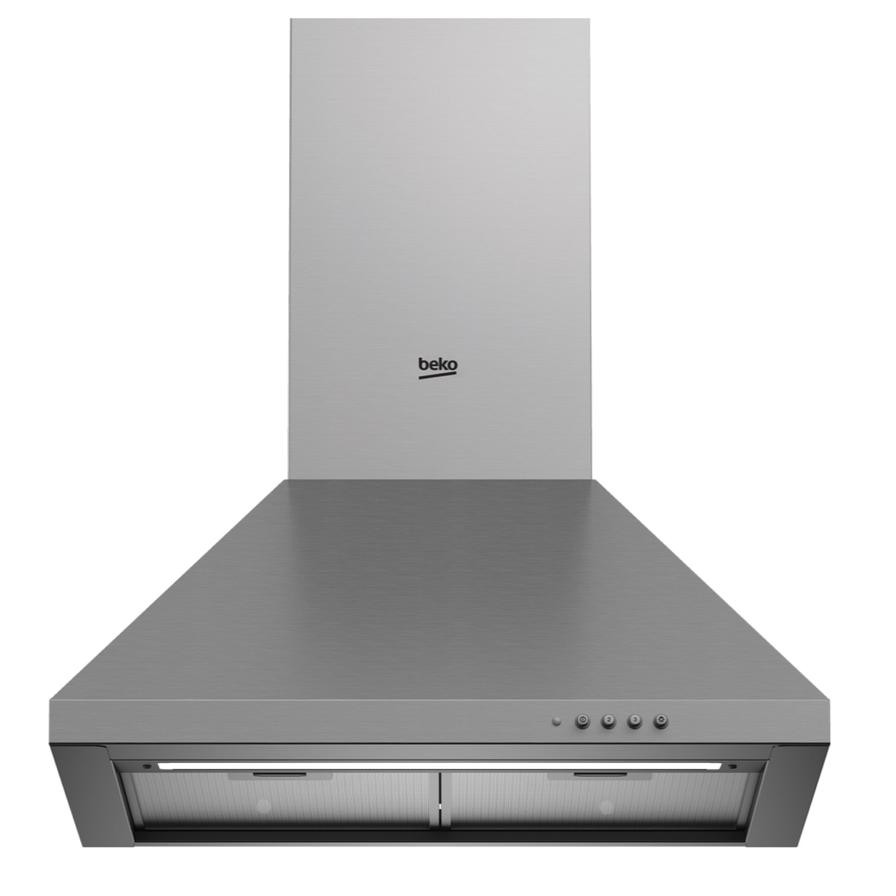 Beko Built-In Wall Mounted Chimney Hood, CFB 6433 XH (74 x 59.8 x 49 cm)