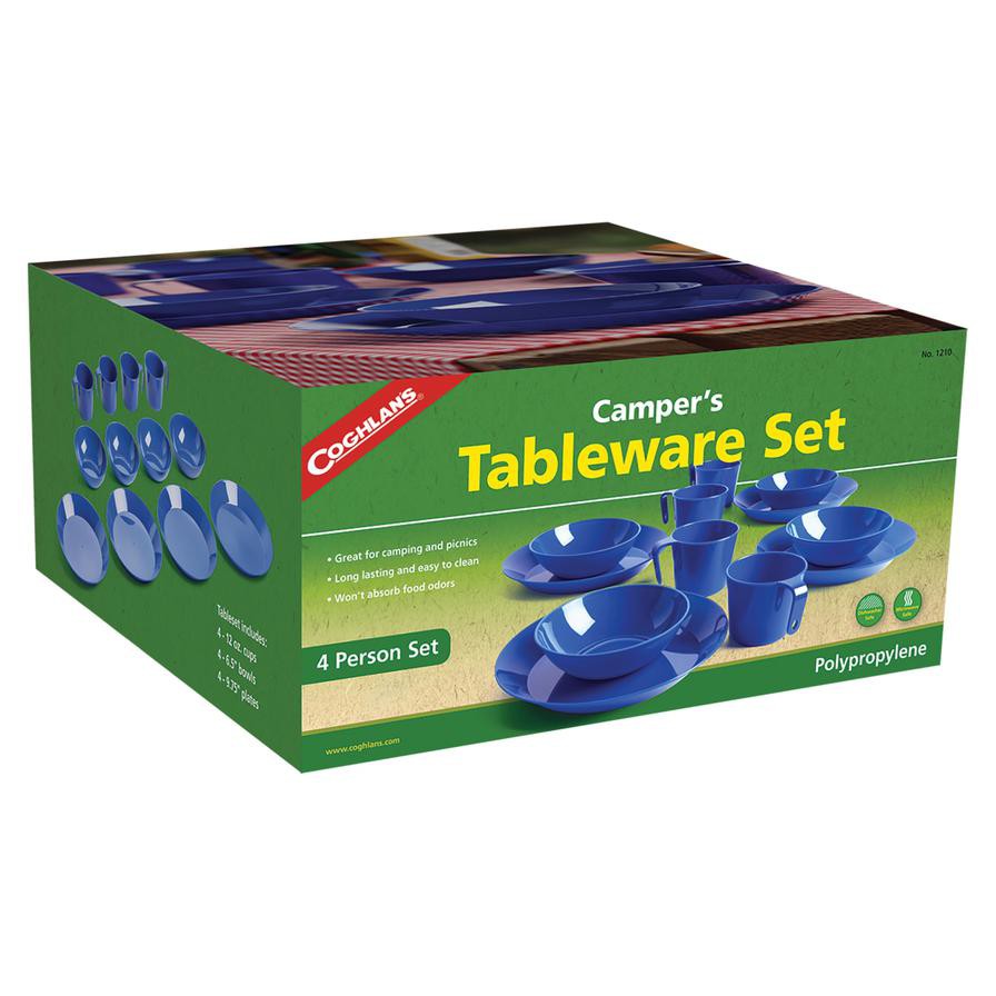 Coghlan's Campers Polypropylene Tableware Set (12 Pc.)