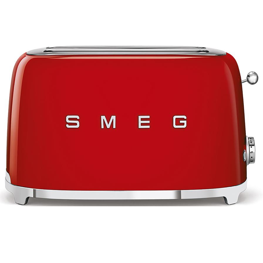 SMEG Retro 4-Slice Toaster (1500 W, Red)