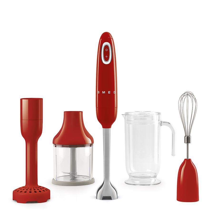 SMEG 50's Retro Style Hand Blender, HBF01RDEU (700 W, 5 pcs)