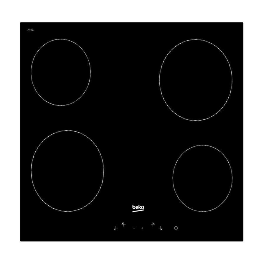 Beko Built-In 4 -Zones Vitroceramic Hob, HIC64400E (60 x 37 cm)