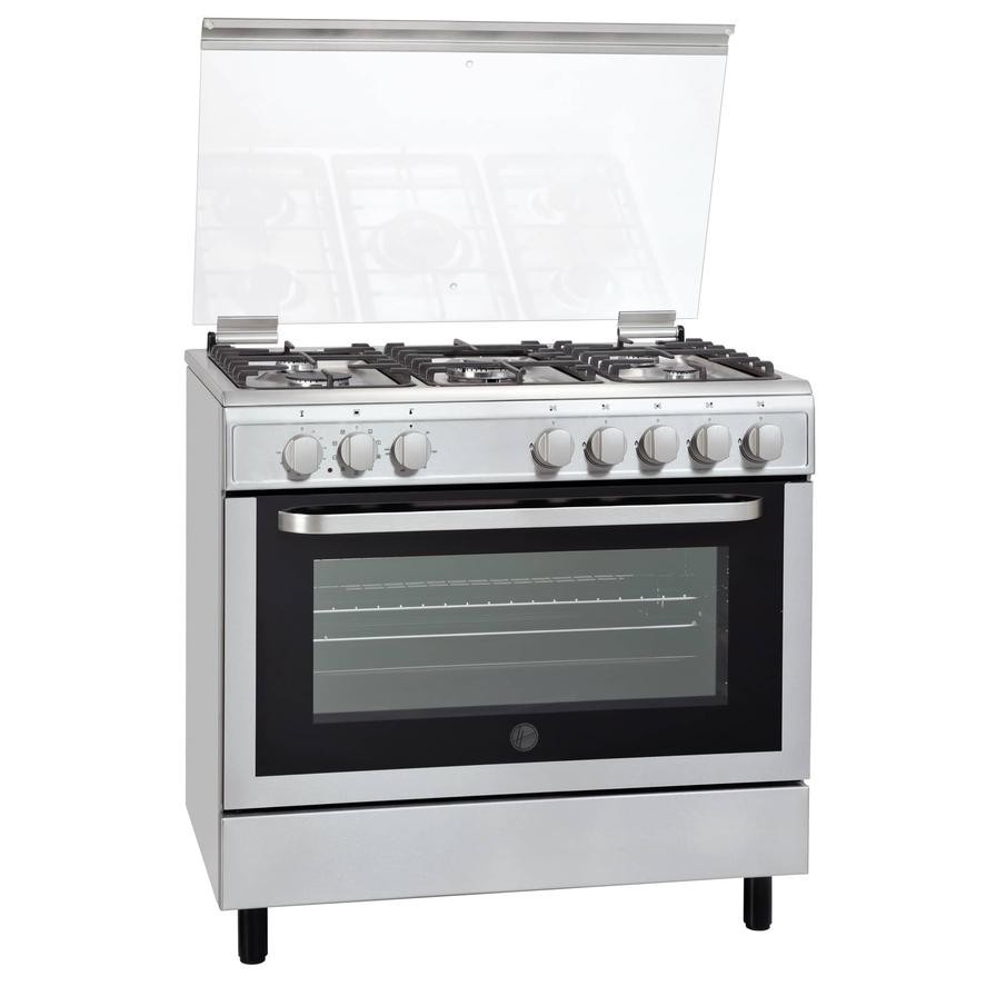 Hoover Freestanding 5-Burner Gas Cooker W/Electric Oven, FGC9042-3DE (90 x 60 x 85 cm)