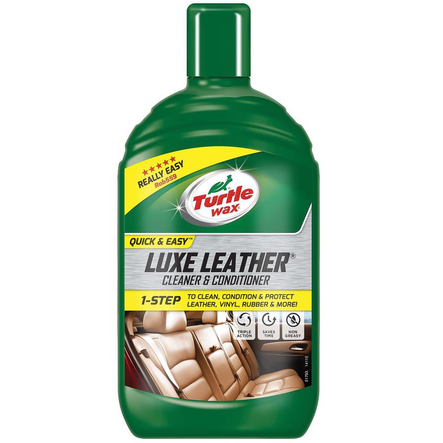 Turtle Wax Quick & Easy Luxe Leather Cleaner & Conditioner (500 ml)