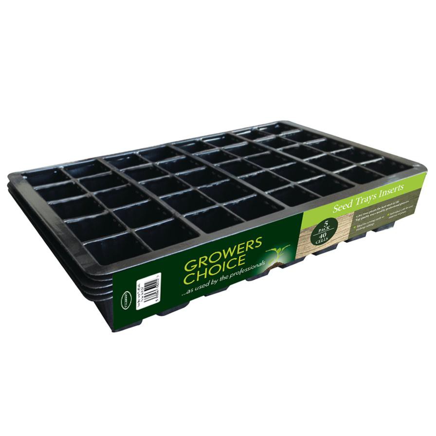 Tildenet Seed Tray Inserts W/ 40 Cells (5 pcs)