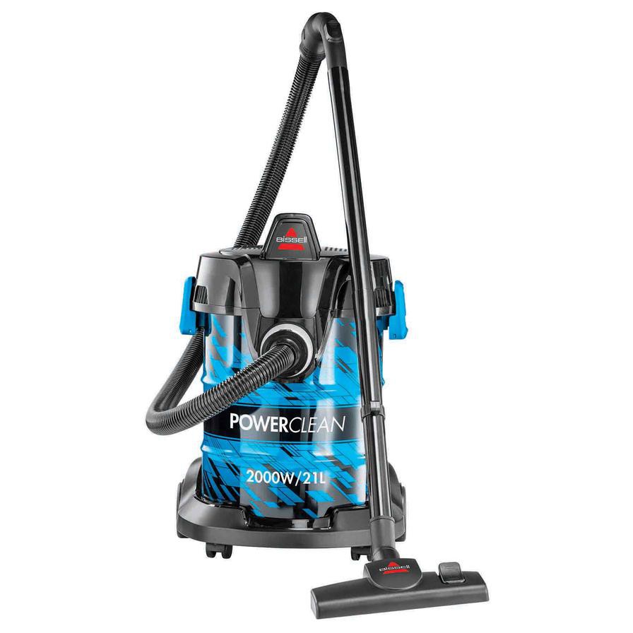 Bissell Drum PowerClean 2000W Dry 21L Vacuum Cleaner, 2027E (21 L, 2000 W)