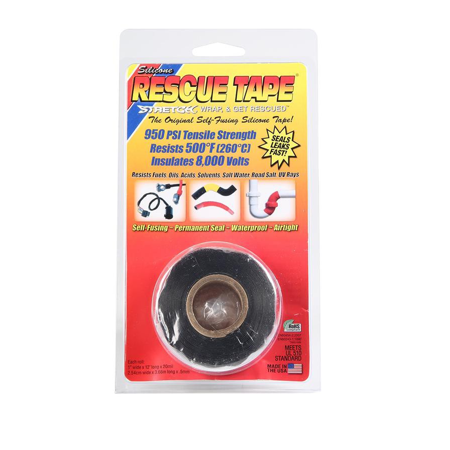 Silicone Rescue Tape (2.54 cm x 3.66 m, Black)