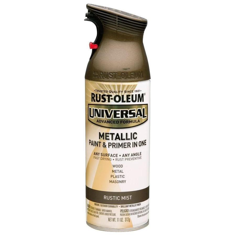 Rust-Oleum Universal Advanced Formula Metallic Paint & Primer in One (Rustic Mist, 312 g)