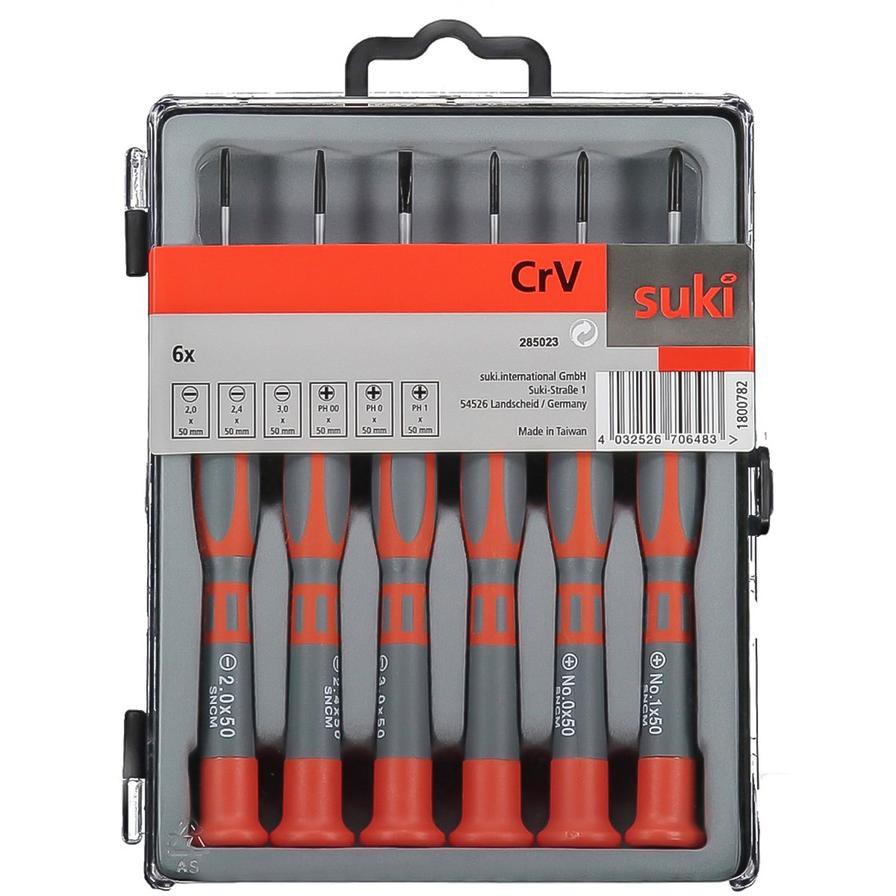 Suki Precision SL & PH Screwdriver Set (2 x 11 x 18.5 cm, Set of 6)