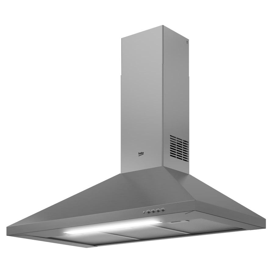 Beko Built-In Wall Mounted Cooker Hood, CWB9441XN (48 x 90 x 27 cm)