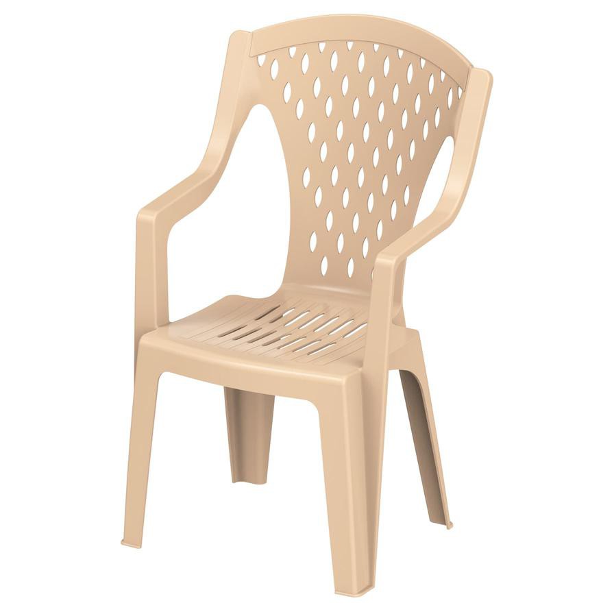 Cosmoplast Plastic Queen Armchair (59 x 58 x 93 cm)