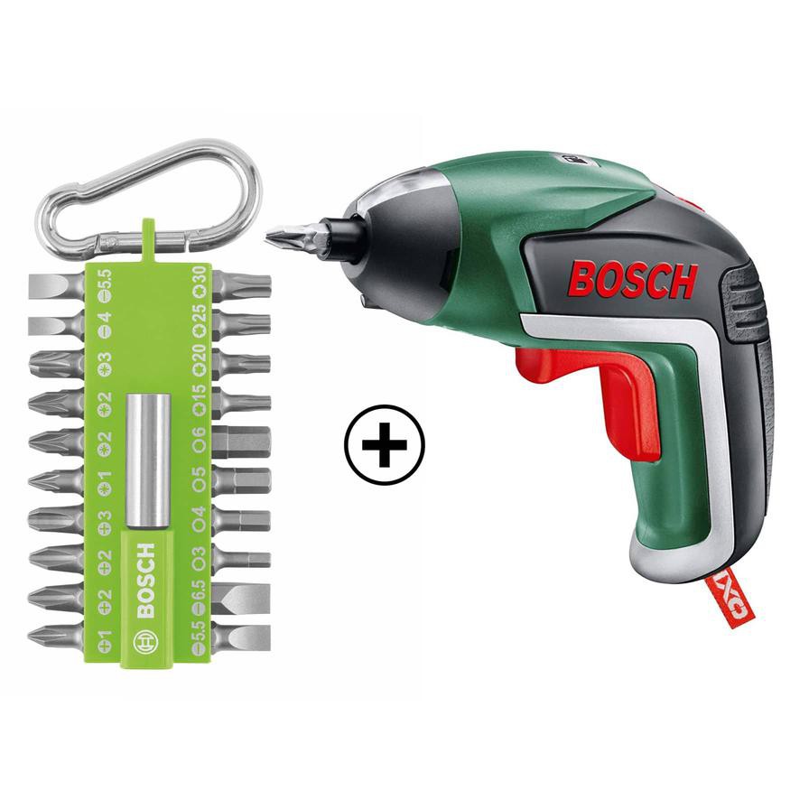 Bosch IXO LINO Cordless Screwdriver W/Bit Set (30 x 16 x 6 cm, 21 Pc.)