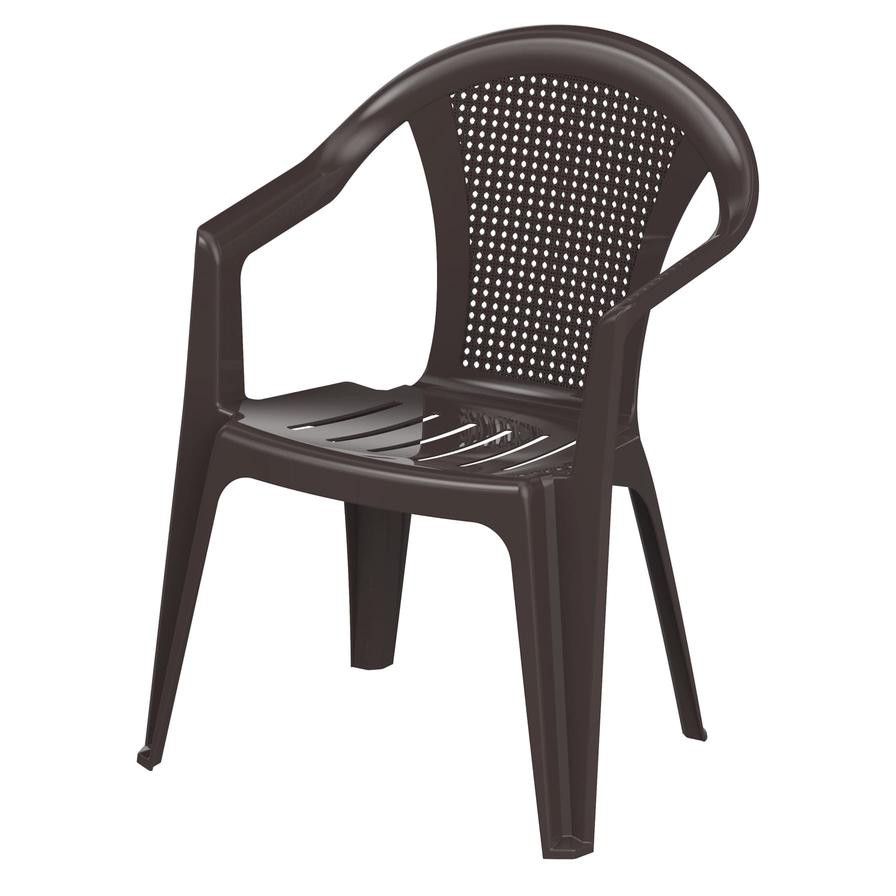 Cosmoplast Plastic Bamboo Armchair (63 x 58 x 81 cm)