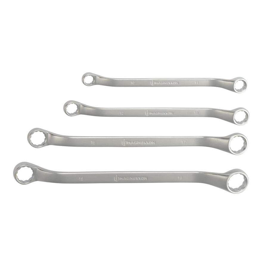 Magnusson Metric Double Ring-End Spanner Set, MT148 (4 Pc.)