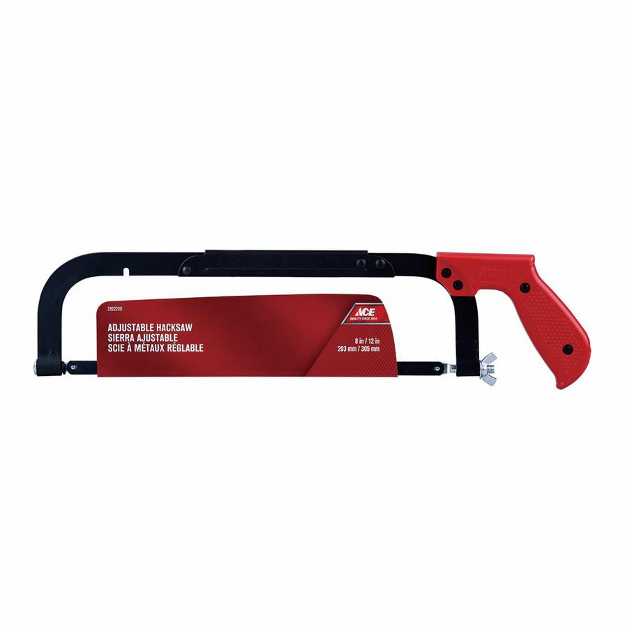 Ace Adjustable Hacksaw W/ABS Handle (20.3 - 30.5 cm)