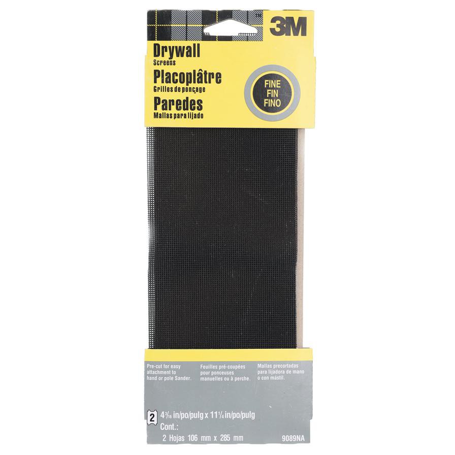 3M Drywall Sanding Screens, Fine Grit (10.6 x 28.5 cm)