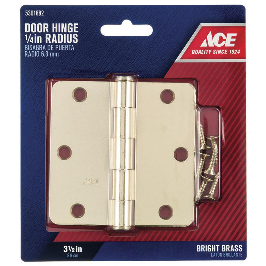 Ace Brass Residential Door Hinge (8.89 cm)