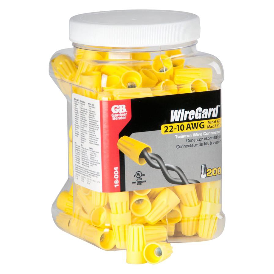 Gardner Bender WireGard Copper Twist-On Wire Connectors (200 Pc.)