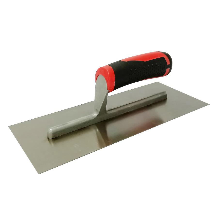 Carbon Steel Ergonomic Plastering Trowel (30 x 12 cm)