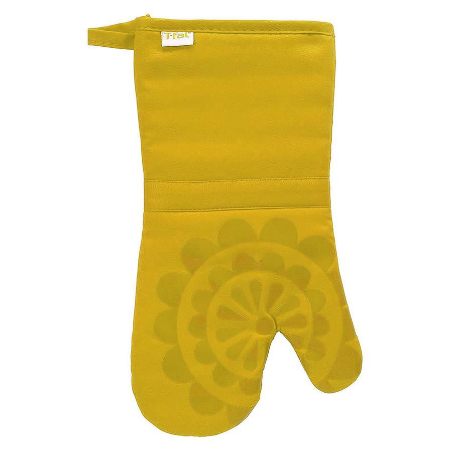 T-Fal Silicone Oven Mitt (13 x 7 inch, Lemon)