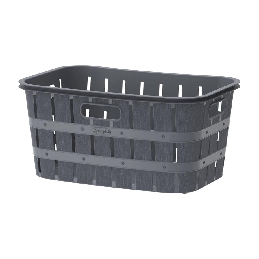 Cosmoplast Plastic Heavy Duty Laundry Basket (40 L)