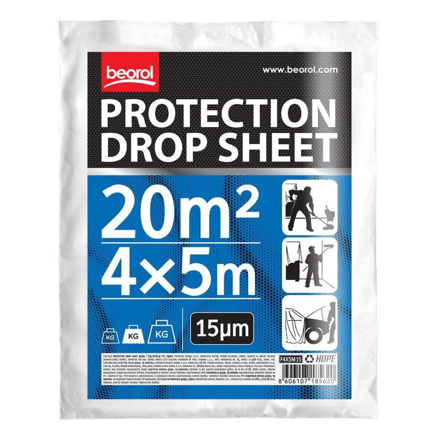 Beorol Protection Drop Sheet (4 x 5 m)