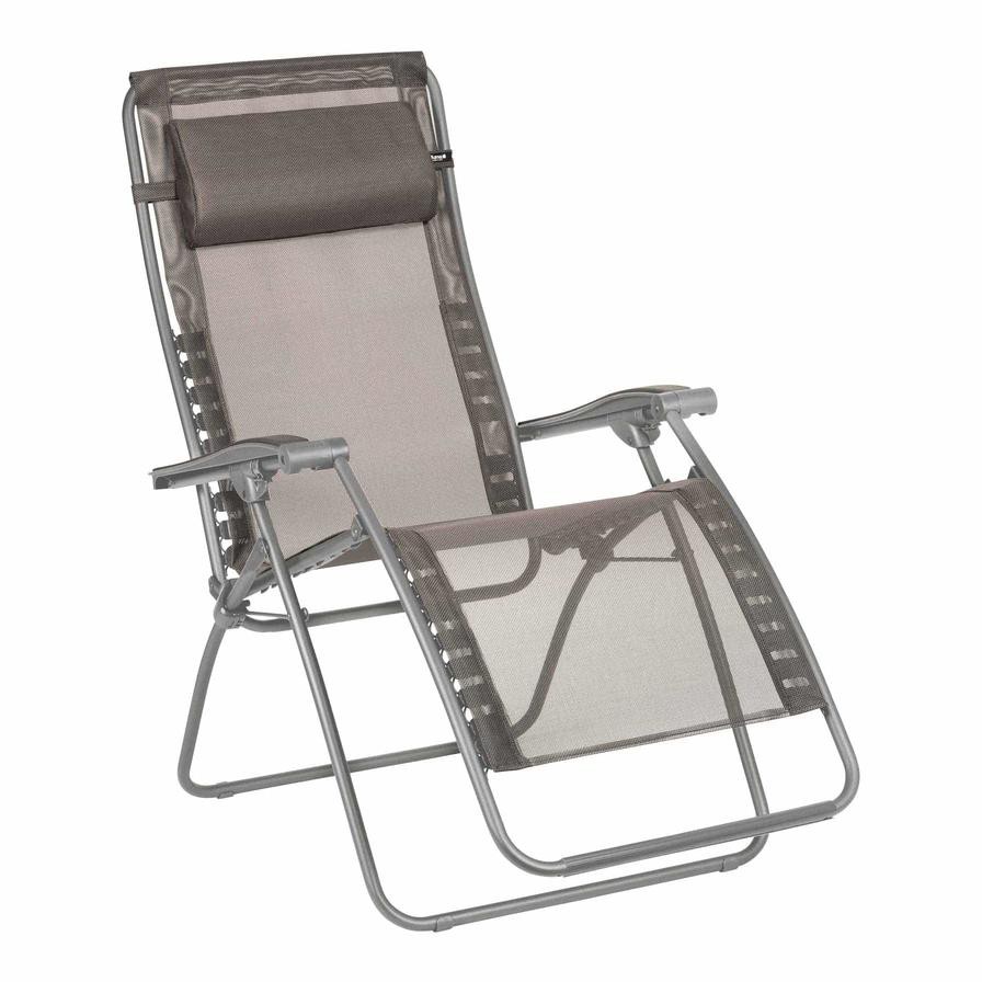 RSXA Steel Relaxing Armchair Lafuma Mobilier (88 x 68 x 115 cm, Titane & Graphite)