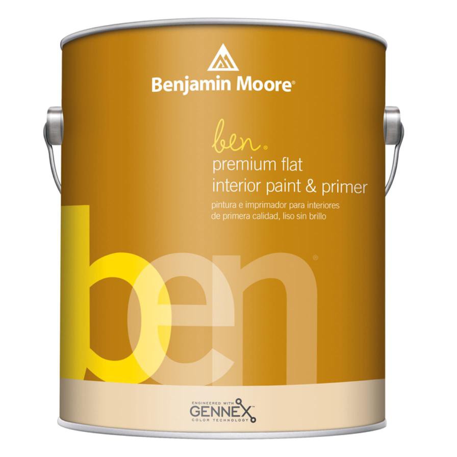 Benjamin Moore Ben Flat Interior Latex Paint & Primer (946 ml, Base 3)