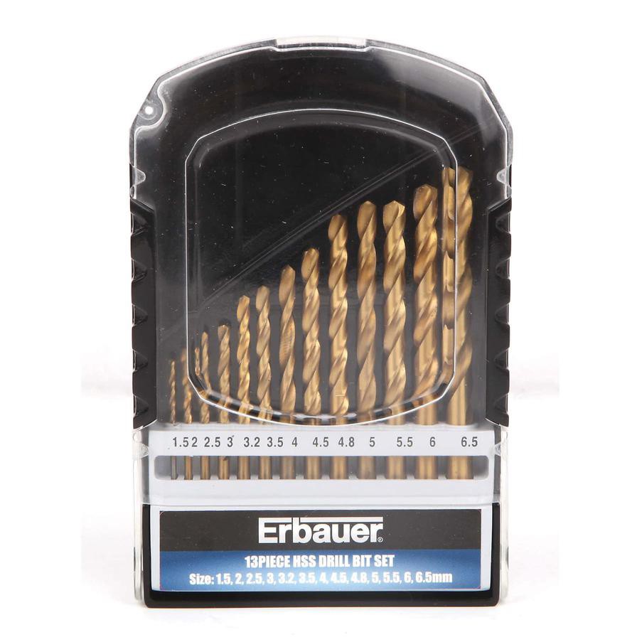 Erbauer Metal Drill Bit Set (13 Pc.)