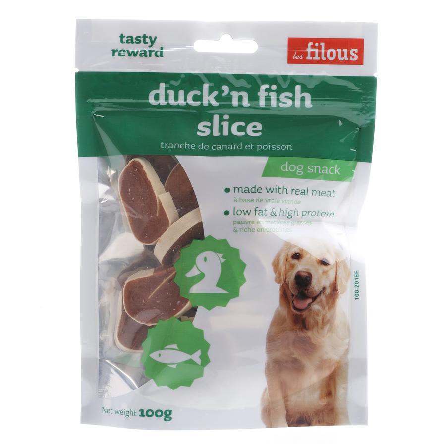 Les Filous Dry Dog Food Duck'N' Fish Slice (100 g)