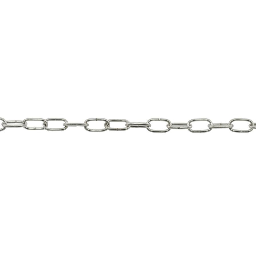 Suki Nickel-Plated Steel Round Wire Chain (2 mm x 2.5 m, Sold Per Piece)