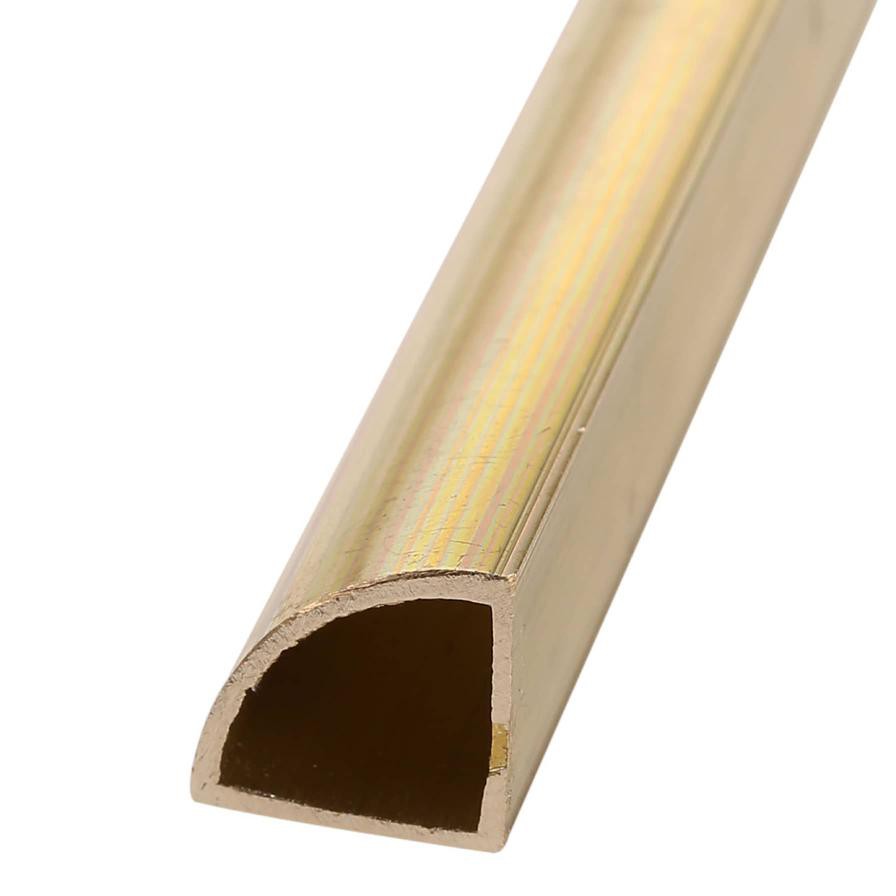 Parkett Freund Brass Polished Stair Rod Triangular Stair Rod (2.5 m)