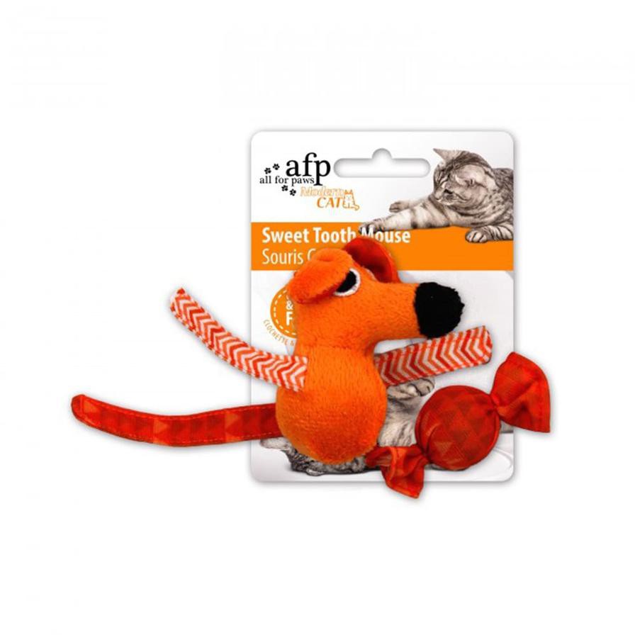 All For Paws Sweet Tooth Mouse Cat Toy (7 x 8 x 4 cm)