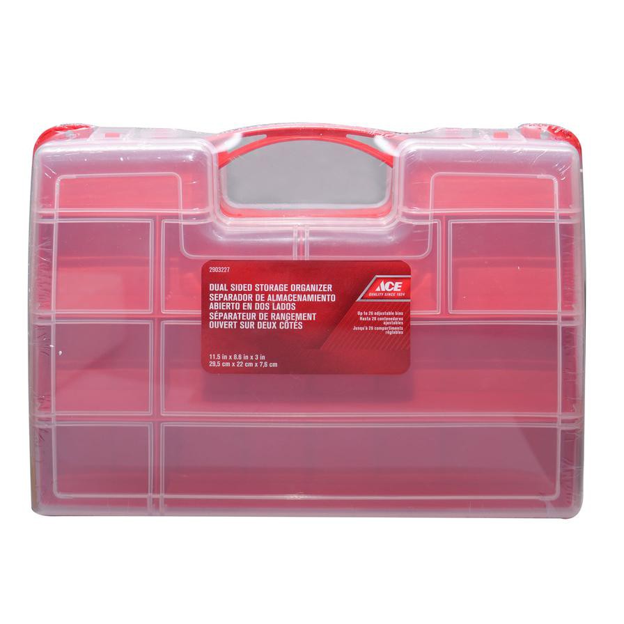 Ace Plastic Double-Sided Parts Organizer (29.5 x 22 x 7.6 cm)