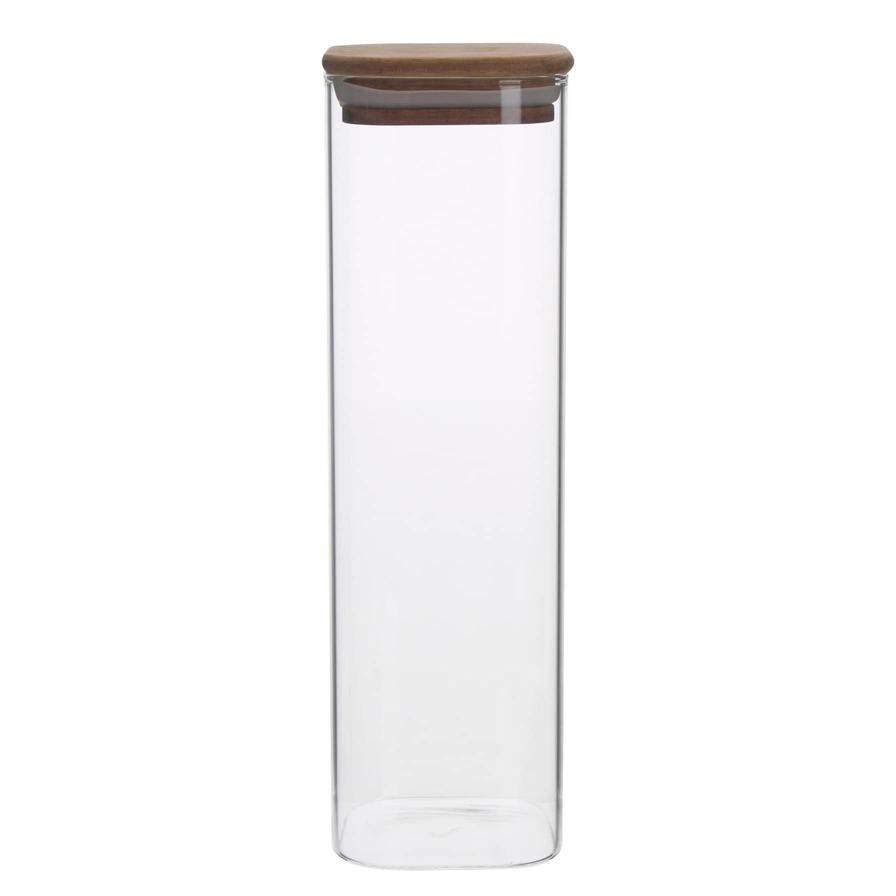 Neoflam Borosilicate Glass Square Glass Jar (1300 ml)