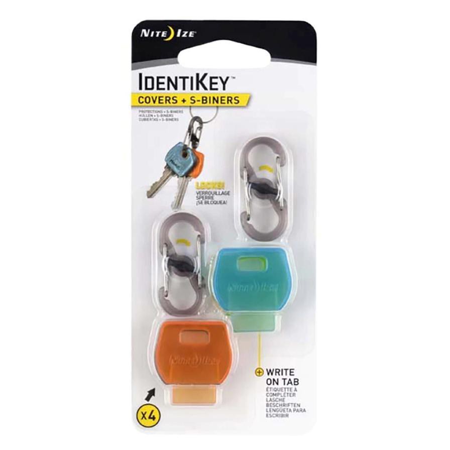 Nite Ize IdentiKey Covers + S-Biner Combo Pack (4 Pc.)