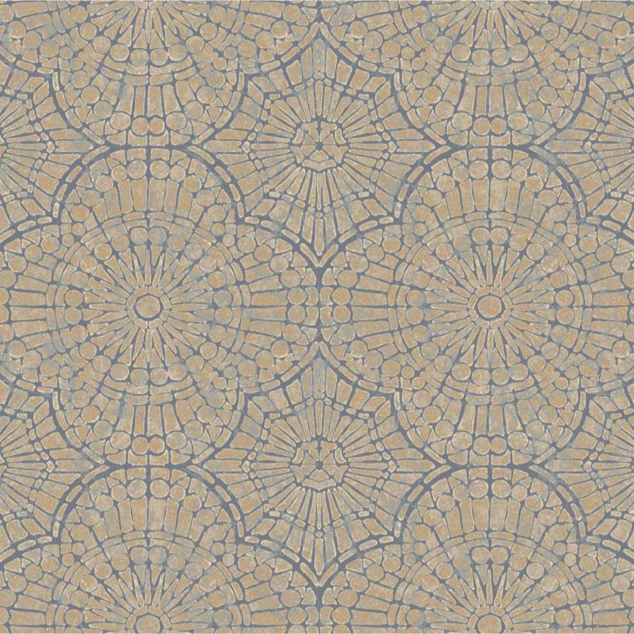 York Dimensional Effects Vinyl Coated Arabesque Wallpaper, TD4772