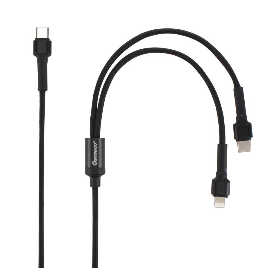 Oshtraco Dual Pin Type C to Type C iPhone Cable (1.5 m)